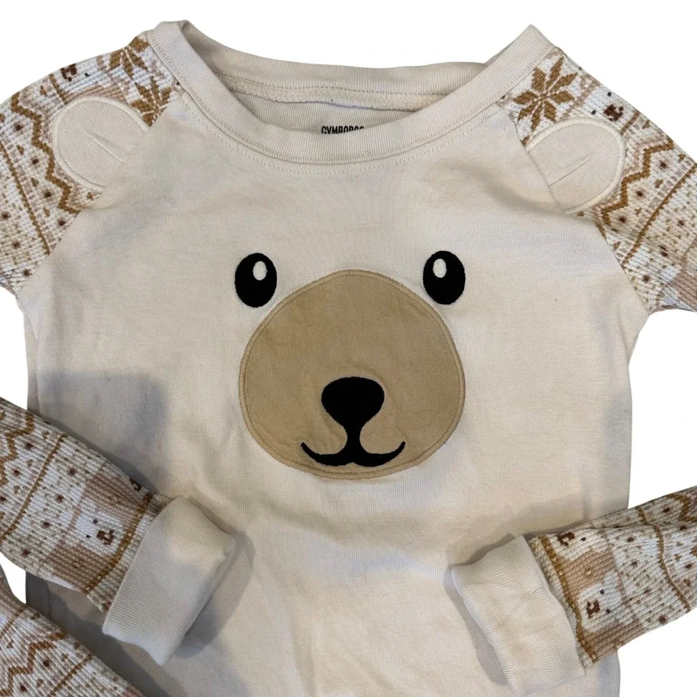 Gymboree Kids Polar Bear Family Pajama Set Size 6 Long Sleeve Pants Sleepwear